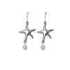 Starfish Pearl Chandelier Earrings