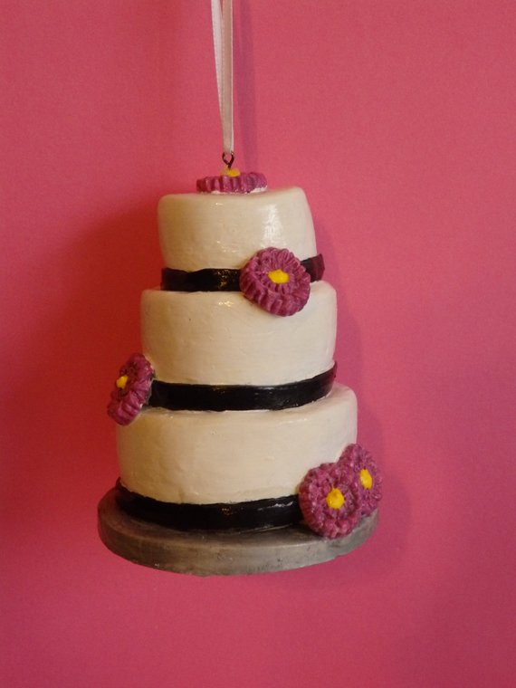 Your Own Custom Replica Mini Wedding Cake-Miniature Ornament/Statue Unique Gift-Made to Order