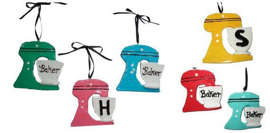 Baker Lover Mixer Custom Initial Monogram or Saying Ornament/Magnet