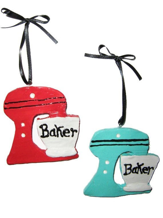 Baker Lover Mixer Custom Initial Monogram or Saying Ornament/Magnet