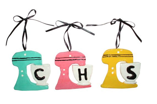 Baker Lover Mixer Custom Initial Monogram or Saying Ornament/Magnet