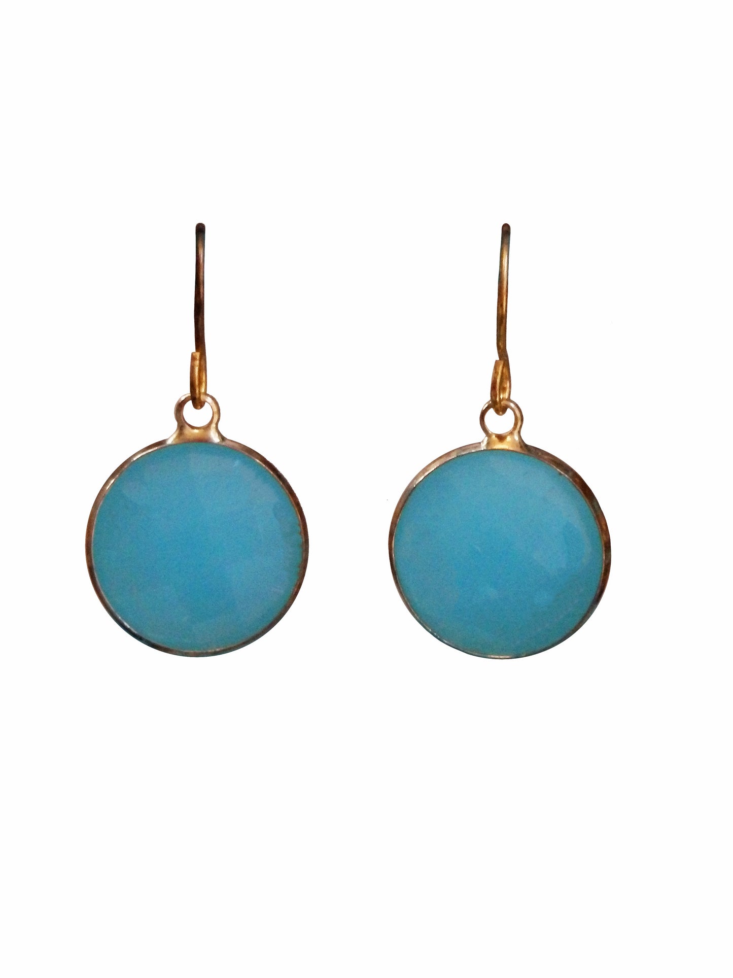 Bermuda Sky Blue Chalcedony Earrings