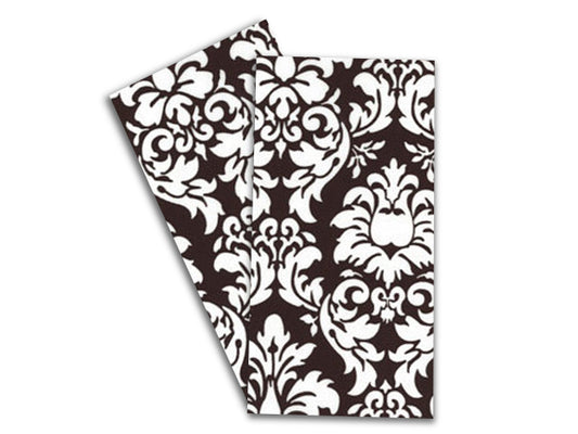 Baker Lovers Dream Tea Towels Set of 2-Black Damansk