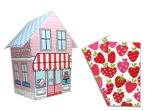 Baker Lovers Dream Tea Towels Set of 2-Strawberries